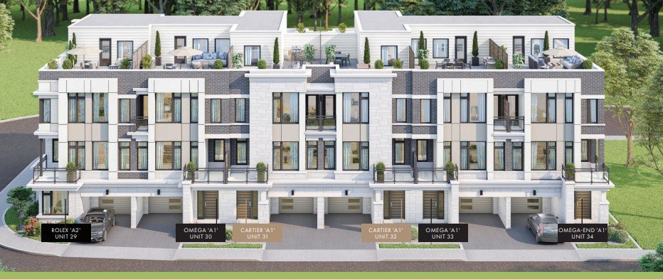 back to back townhomes oakville